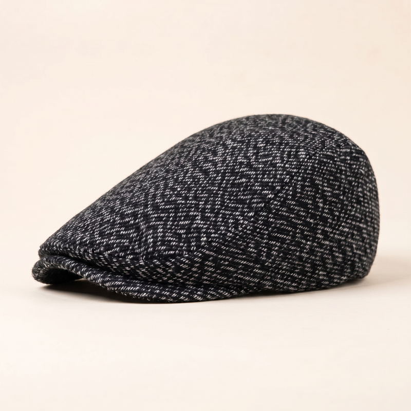 Casquette Plate Tweed