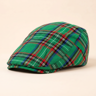 Festive Plaid Cap
